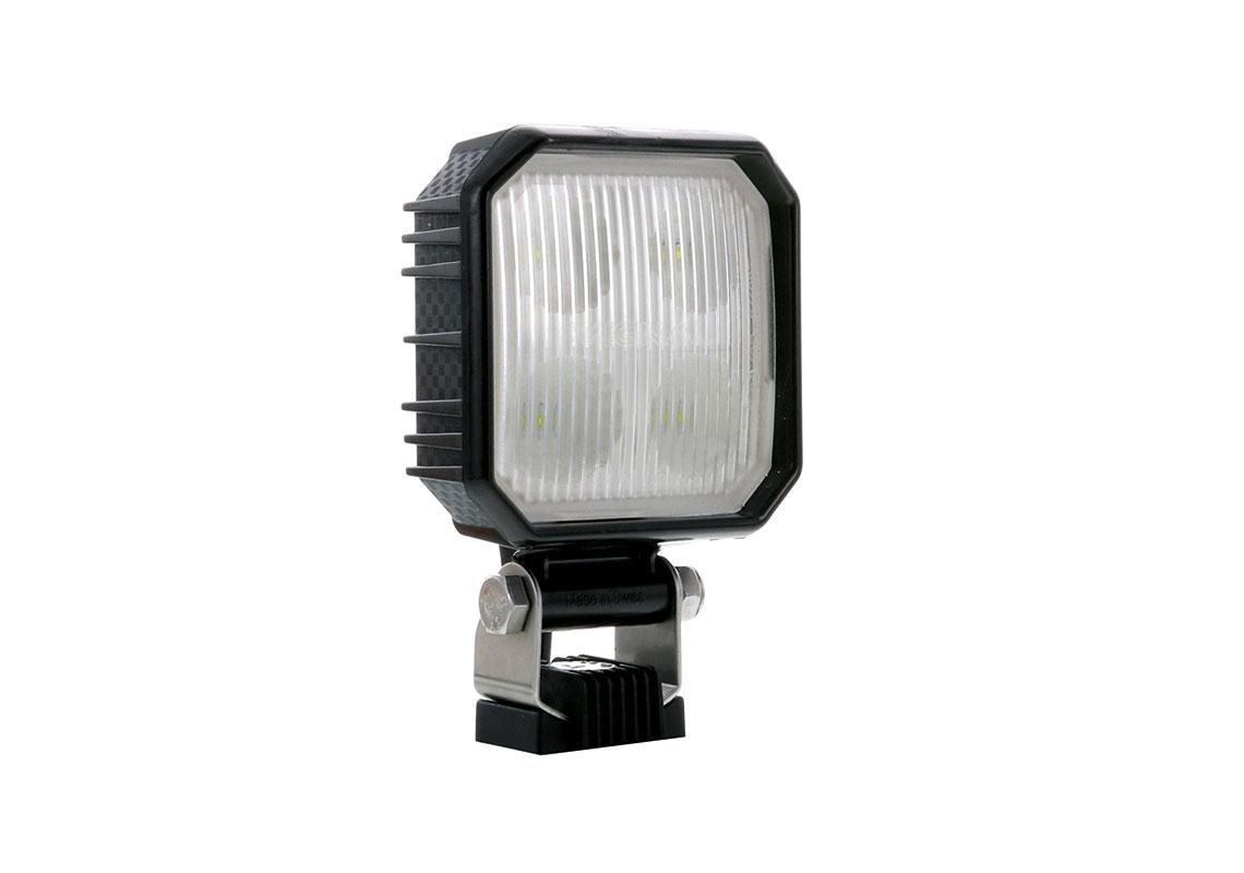 Faro retromarcia R23 LED quadrato 90X90mm - DT 2 pin - interruttore